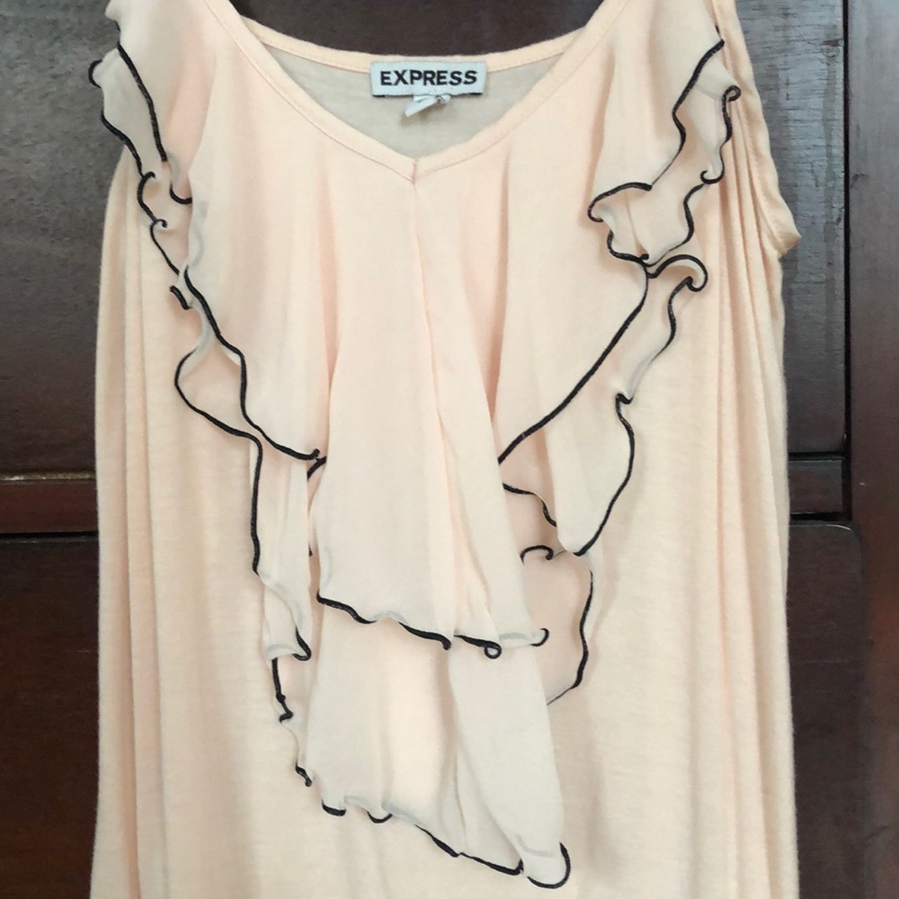 Express Ruffle Tank Top